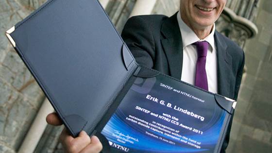International CO2 prize to SINTEF scientist
