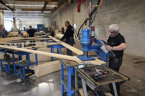 Suksessbedrift i gammelt veveri