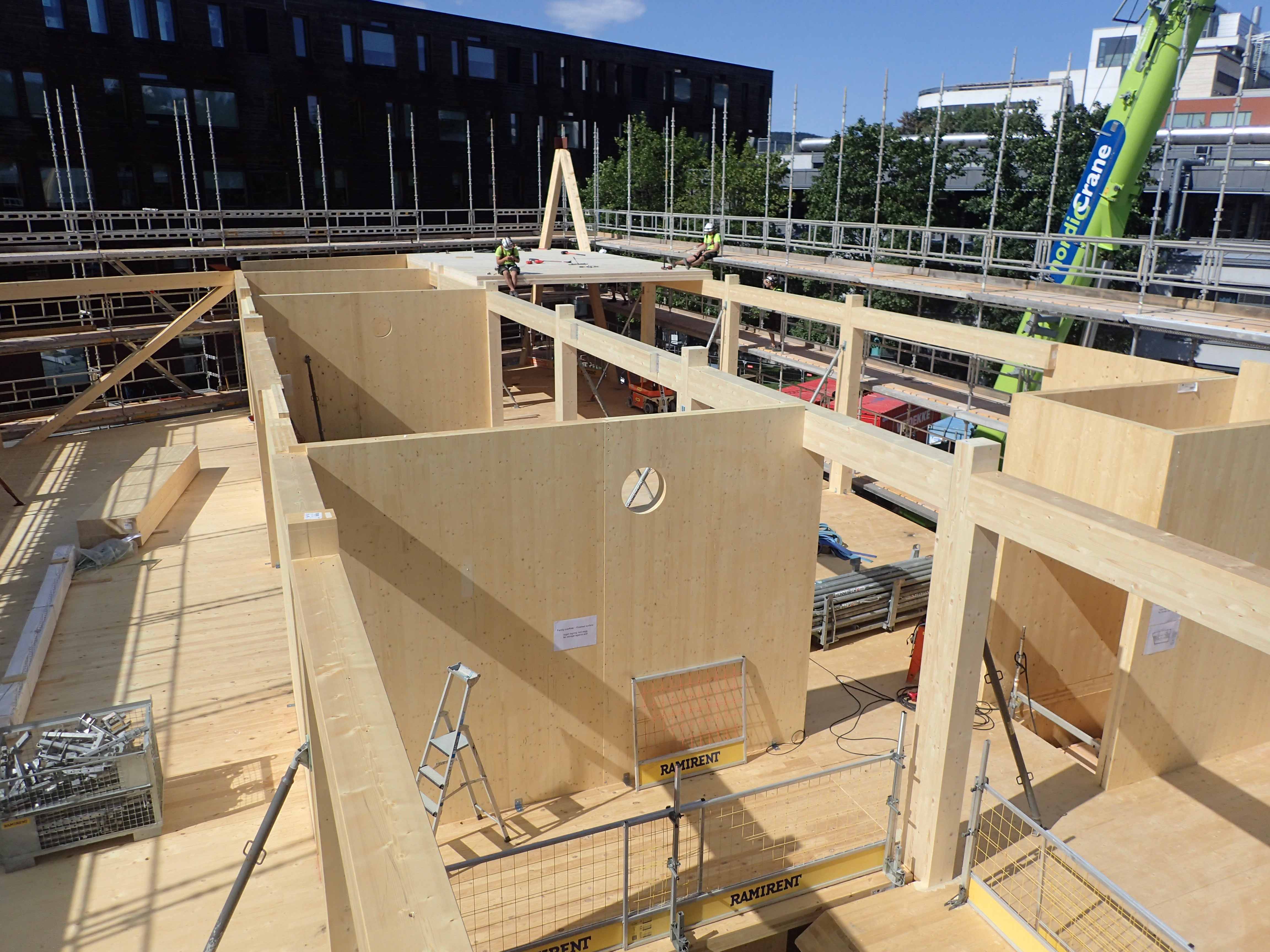 God overvåking av fukt kan erstatte telt på byggeplass