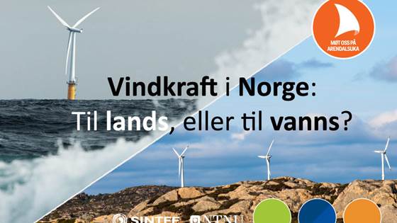 #arendalsuka: Vindkraft – til lands eller til vanns?