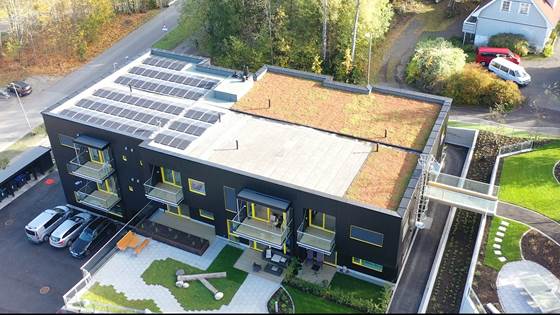 Omsorgsbolig i Bærum baner vei for plussenergibygg