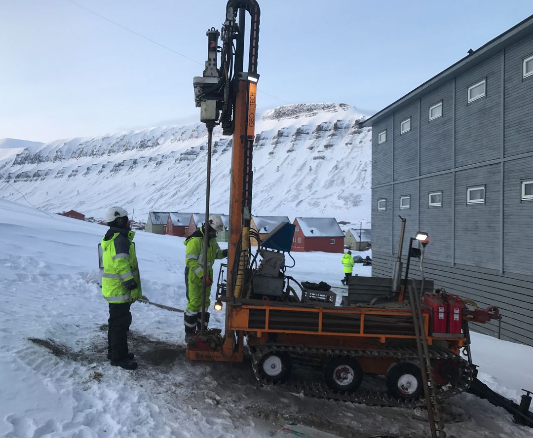Jordprøvetaking på Svalbard