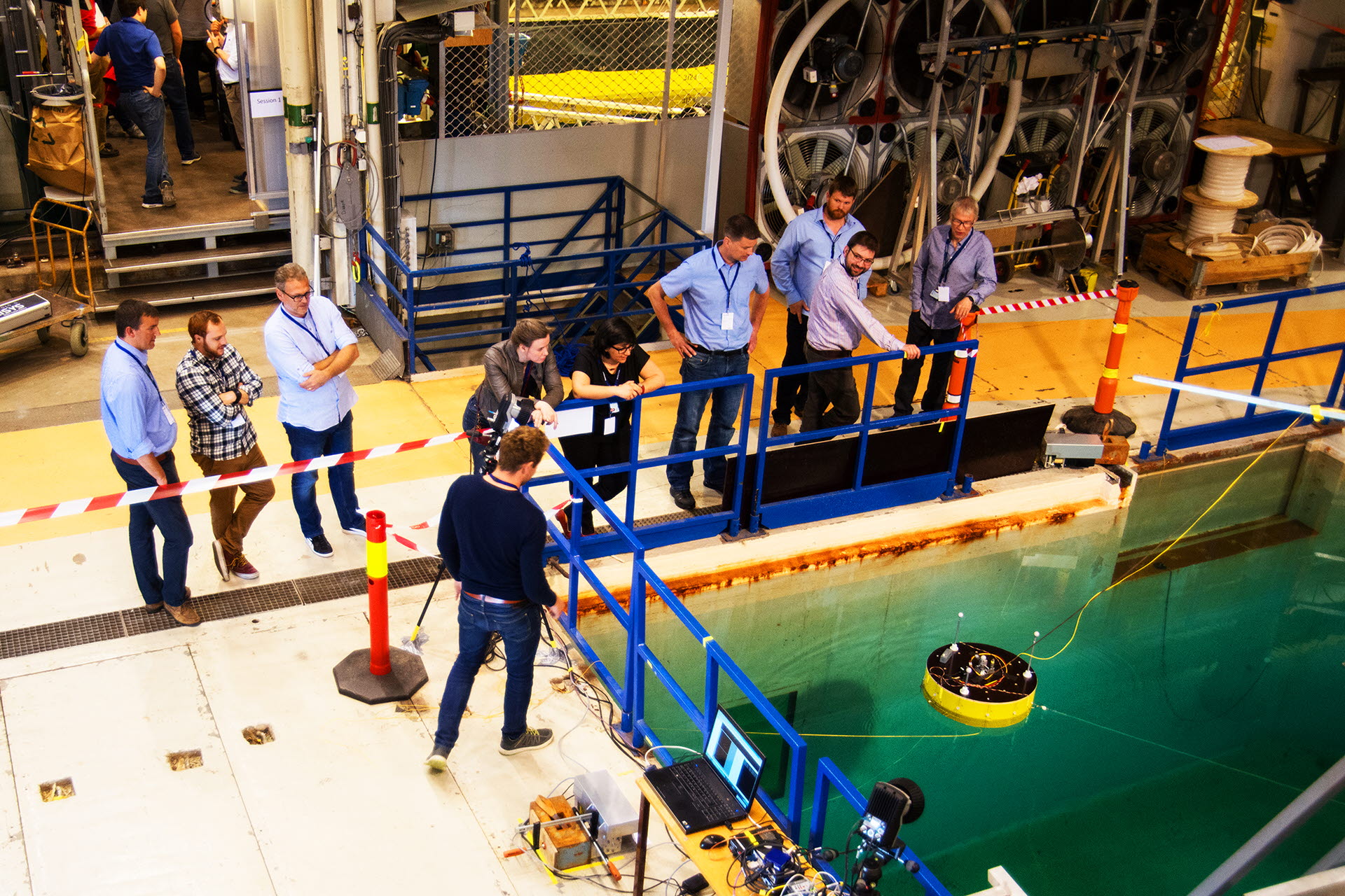 Viser kamera i havlaboratoriet