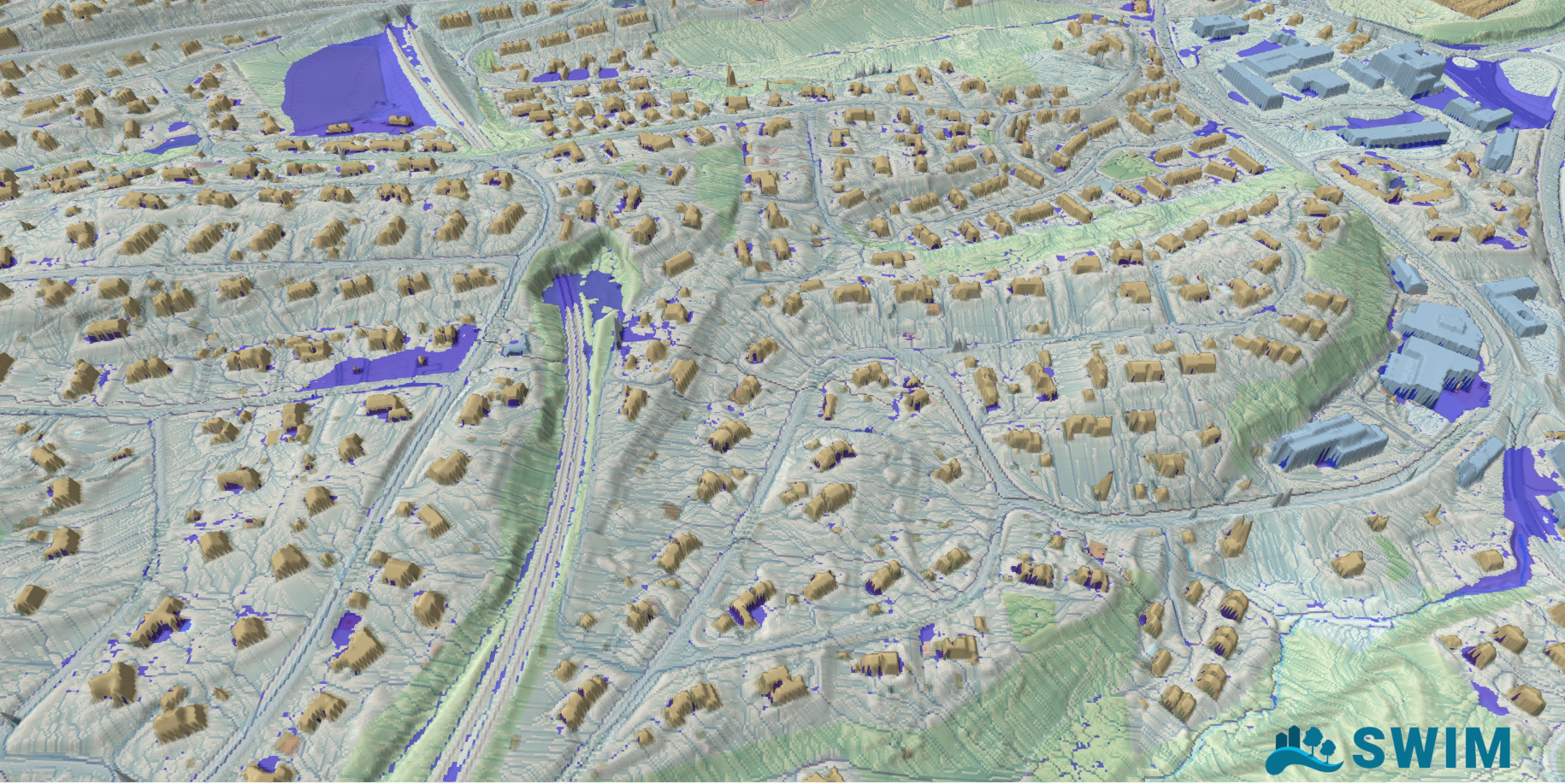 Picture of SWIM applied to an urban area.