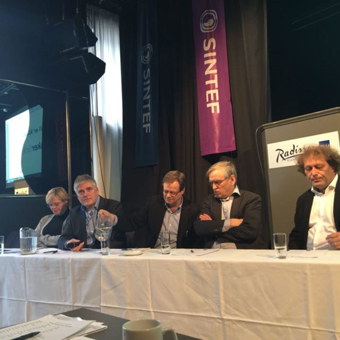 Panelet på SINTEF-seminar: Kan Norge ta lederrollen innenfor CO2-håndtering?