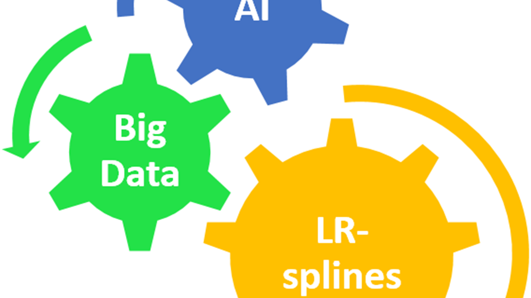 Combining Big Data, Artificial Intelligence and LR-splines