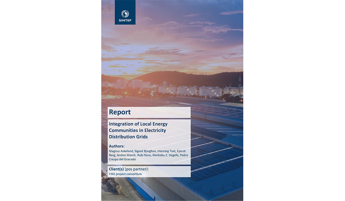 Picture of The report “Integration of Local Energy Communities in Electricity Distribution Grids