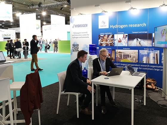 “A key arena for strengthening existing partnerships and creating new ones”: SINTEF at European Hydrogen Week