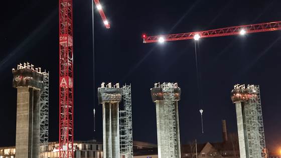 Bruk av sensorer halverte herdetiden for plasstøpte betongkonstruksjoner