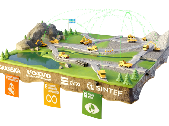 Data driven road construction sites