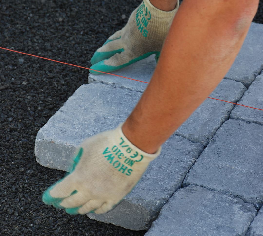 slik legger du belegningsstein