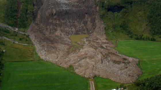 Kan forutsi jordskred ved å observere skråninger