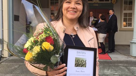 Årets vinner av Arbeidsmiljøprisen i SINTEF