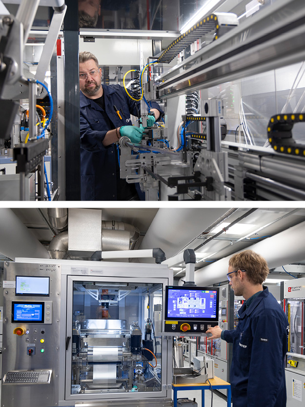 Collage of lab images