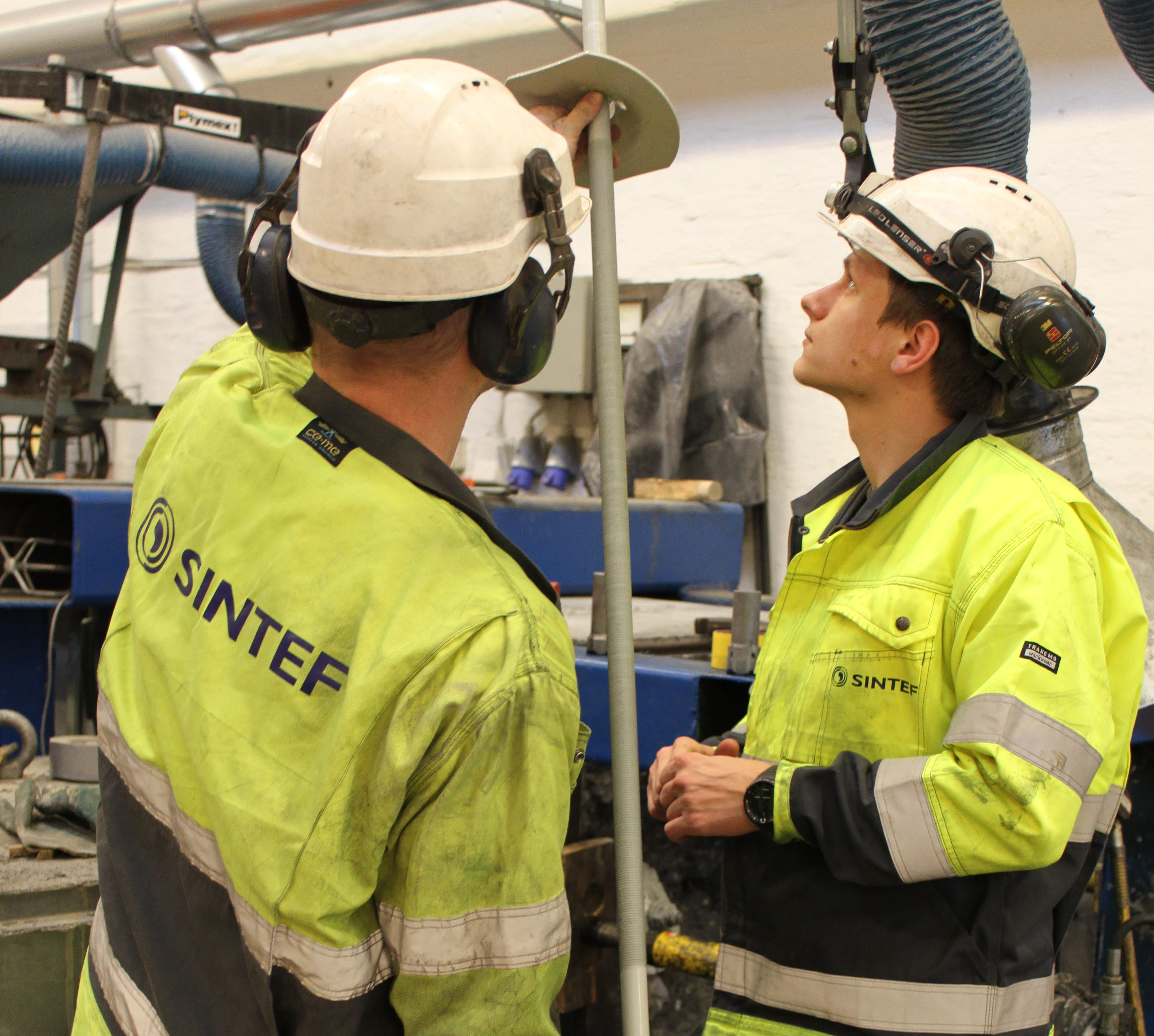 Testing av bergbolter. 