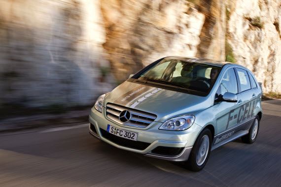 Hydrogen brenselcelle-bil fra Mercedes/Daimler