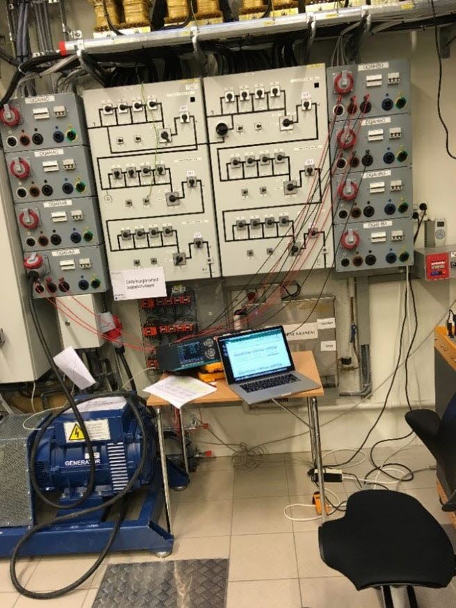 WP2 experiment in the Norwegian Smart Grid Laboratory