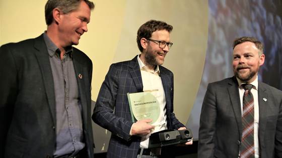 Forskningsrådets innovasjonspris til SINTEF-knoppskuddet Zivid