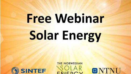 SOLAR ENERGY Webinar- Promoting a circular economy in the solar photovoltaic value chain