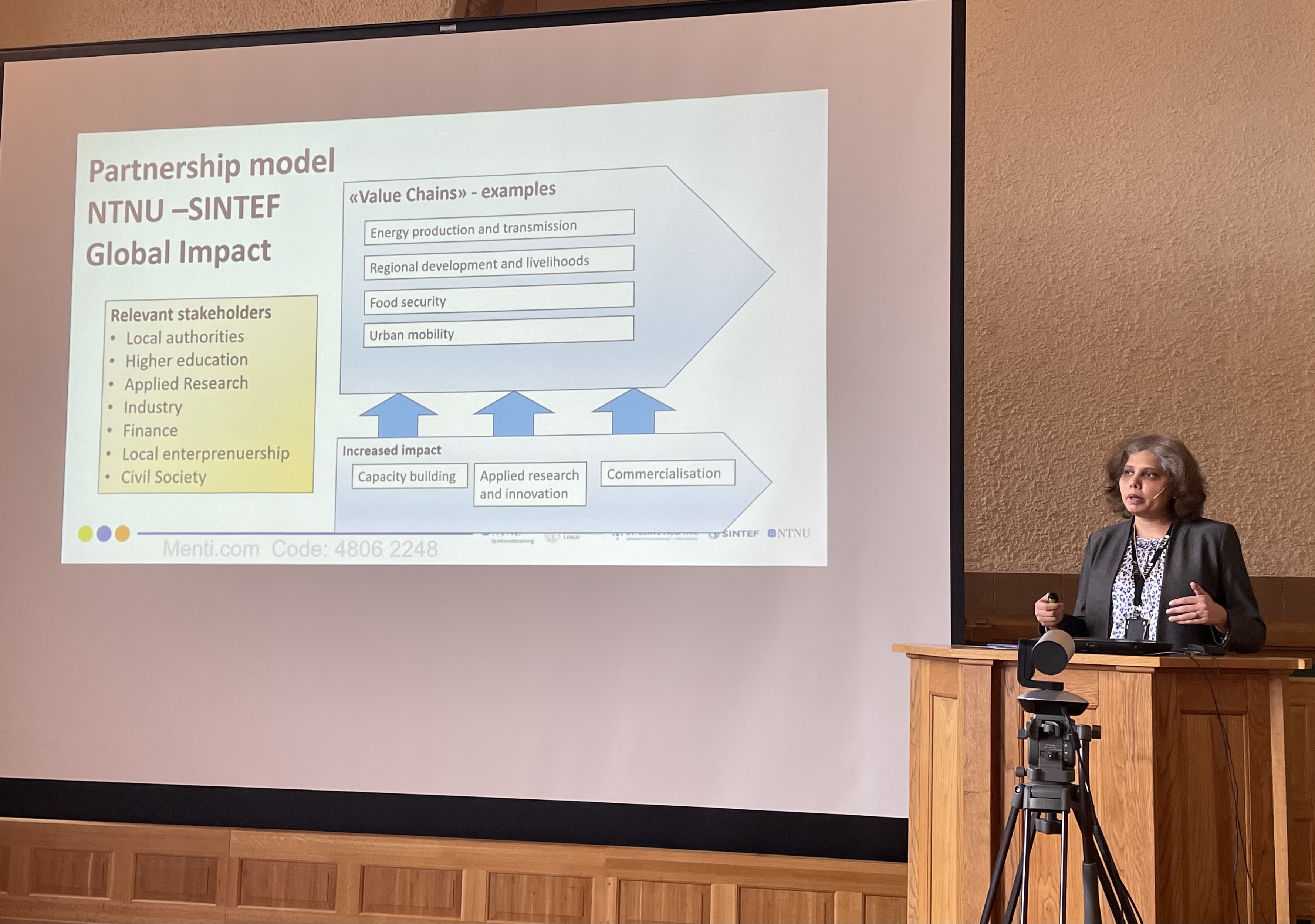 Rolee Aranya (NTNU), leader of the Gemini Center