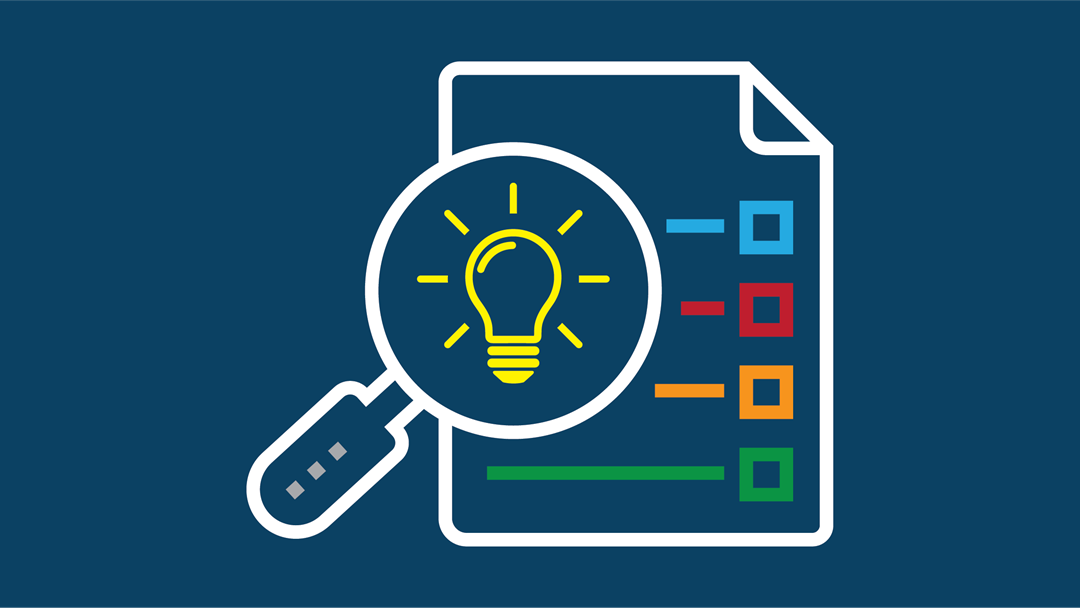 Check list for evaluation of results