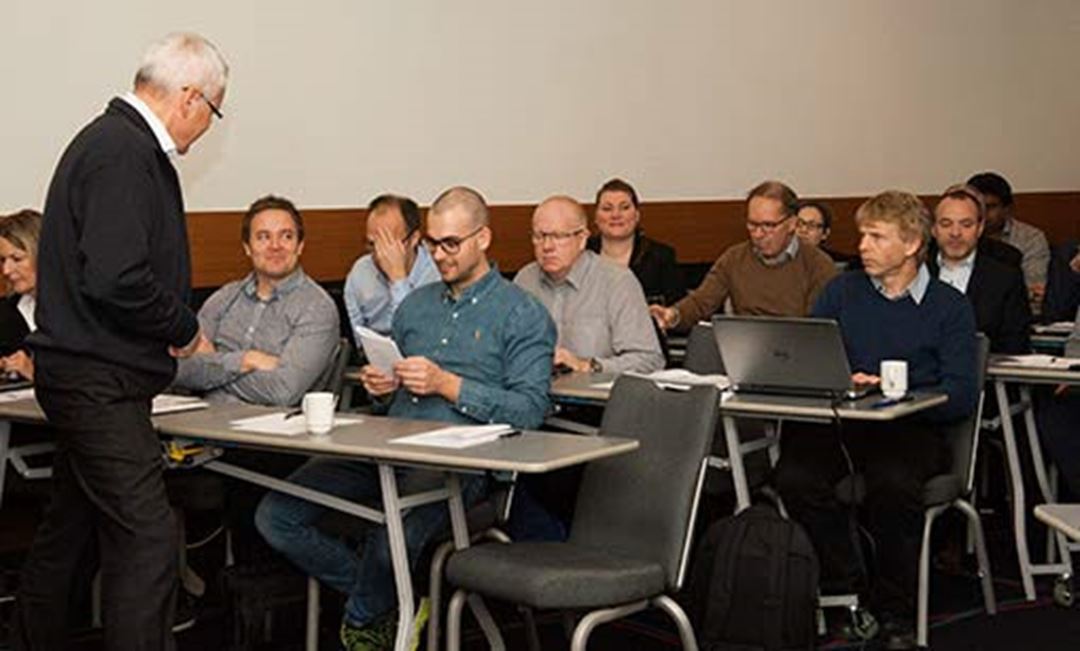 Group of people in a room