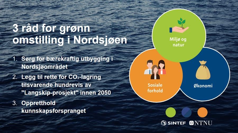 3 r&aring;d for b&aelig;rekraftig omstilling i Nordsj&oslash;en
