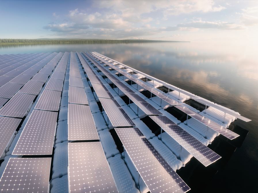 Grønn Plattform HydroSun – hybride kraftverk av flytende sol på vannkraftmagasiner
