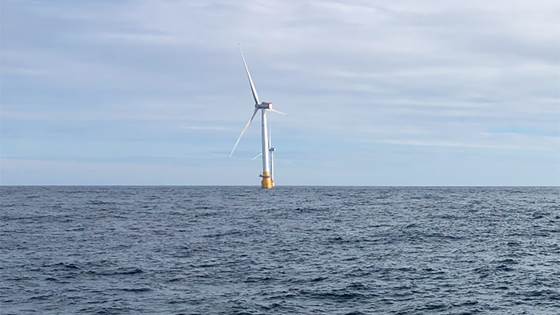 Sustainable anchor lines for floating offshore wind