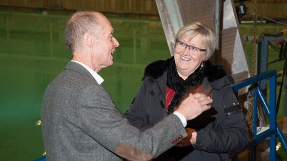 Fisheries Minister visited MARINTEK