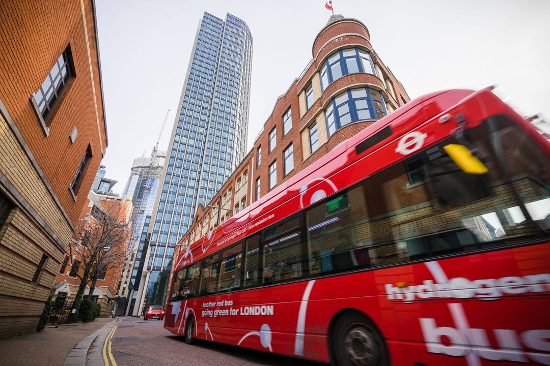 Hydrogen bus in London