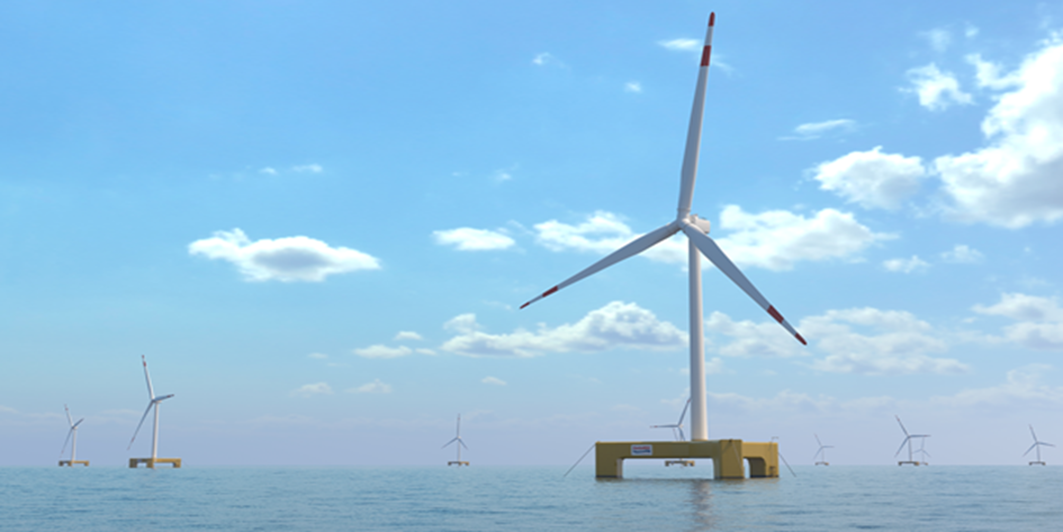 Optimalisering av fortøyning for store, flytende vindturbiner