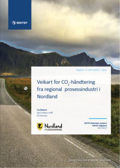 Veikart for CO2-håndtering fra regional prosessindustri i Nordland