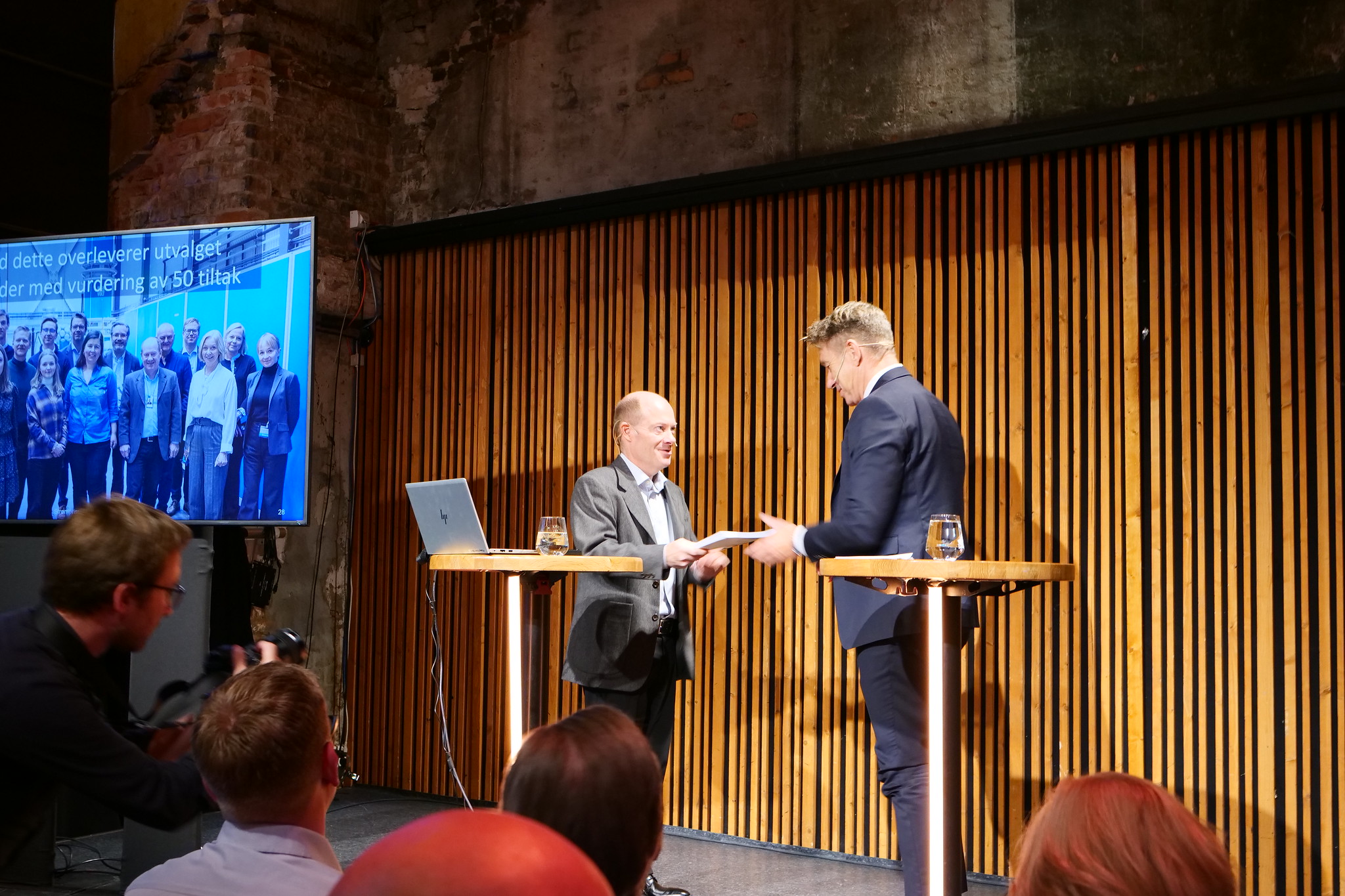 Inge R. Gran presenterte Strømprisutvalgets rapport