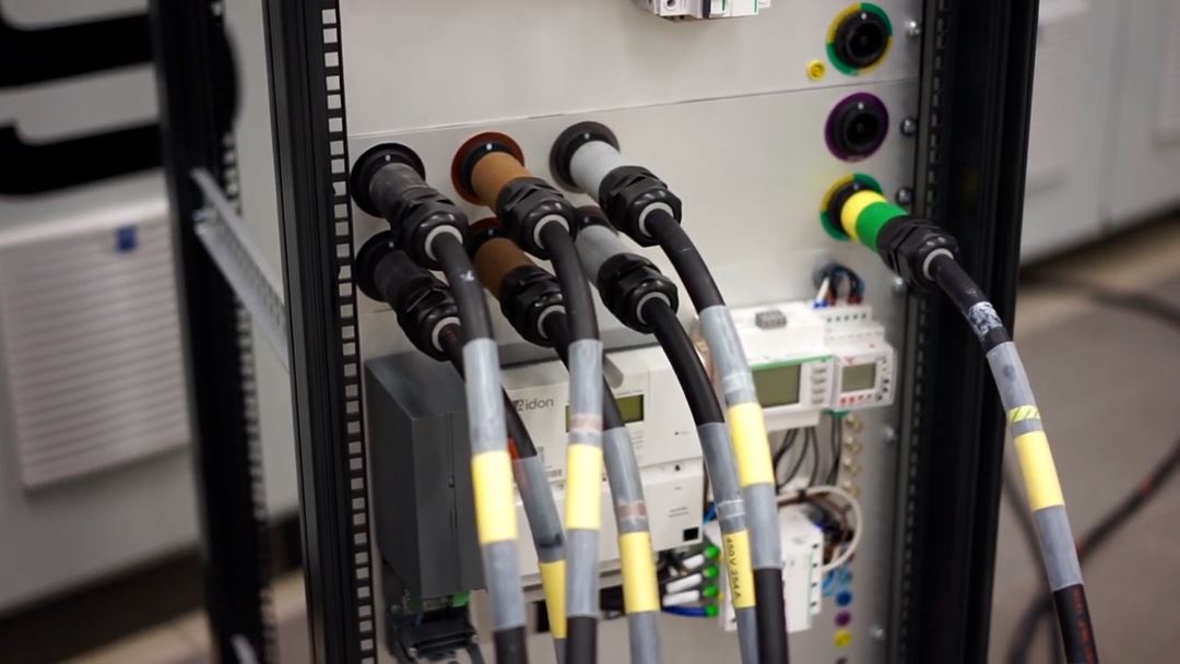 Smart Meter setup in the Smartgrid lab