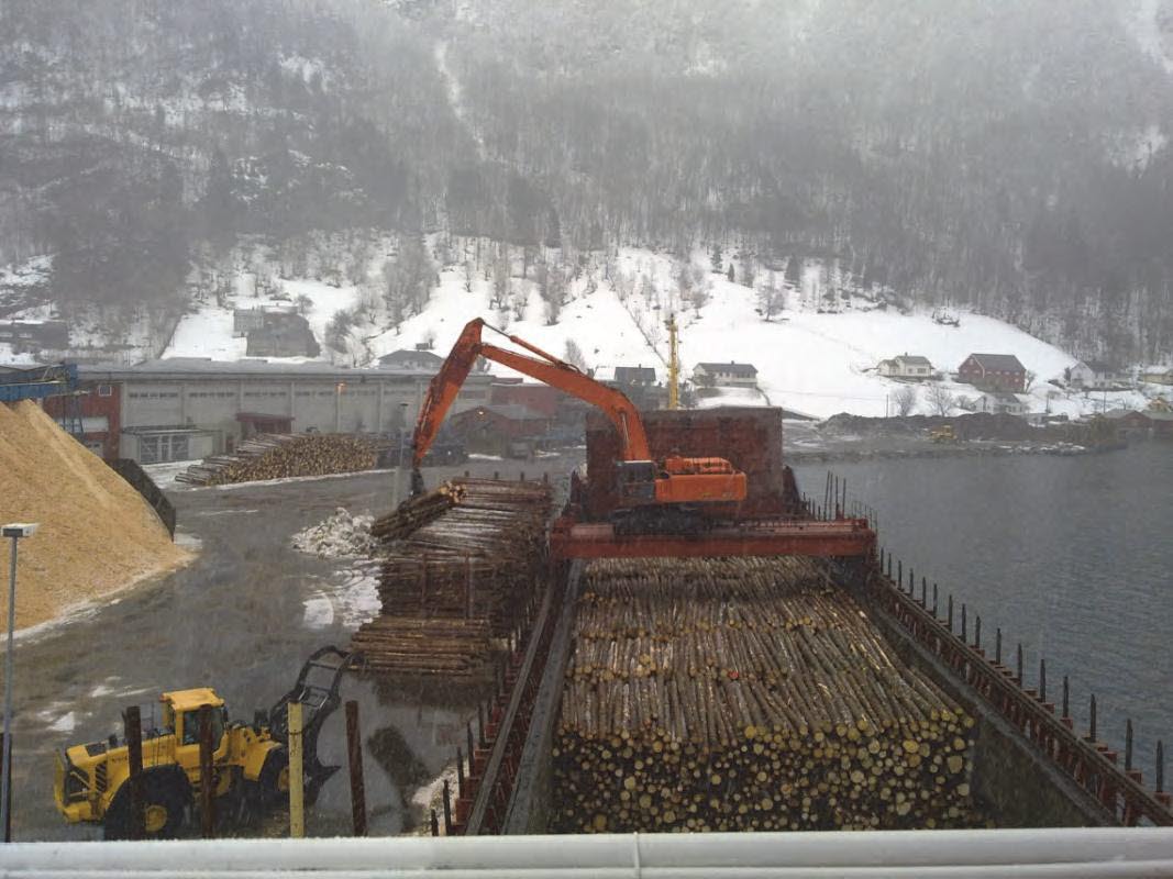 Tømmertransport i kyststrøk