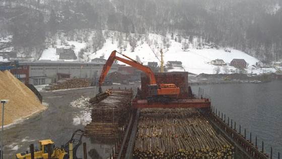 Tømmertransport i kyststrøk