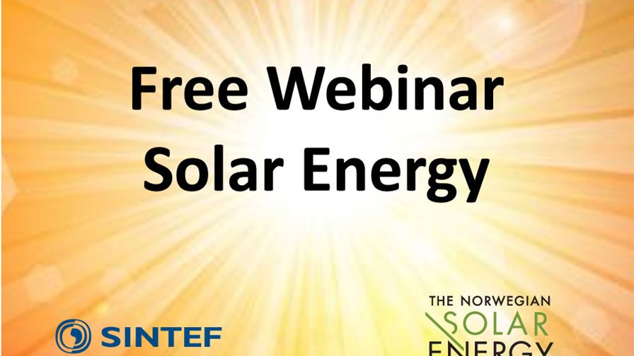 SOLAR ENERGY Webinar - Integrasjon av solcelleanlegg i det elektriske distribusjonsnettet