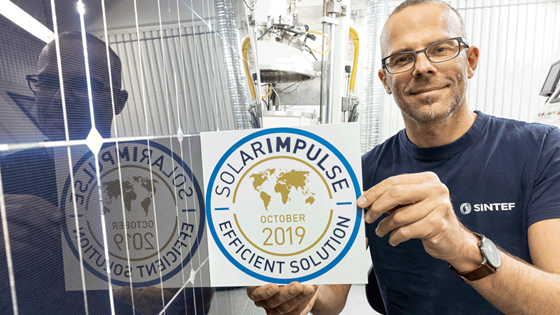 Award for “the world's most green solar panel”