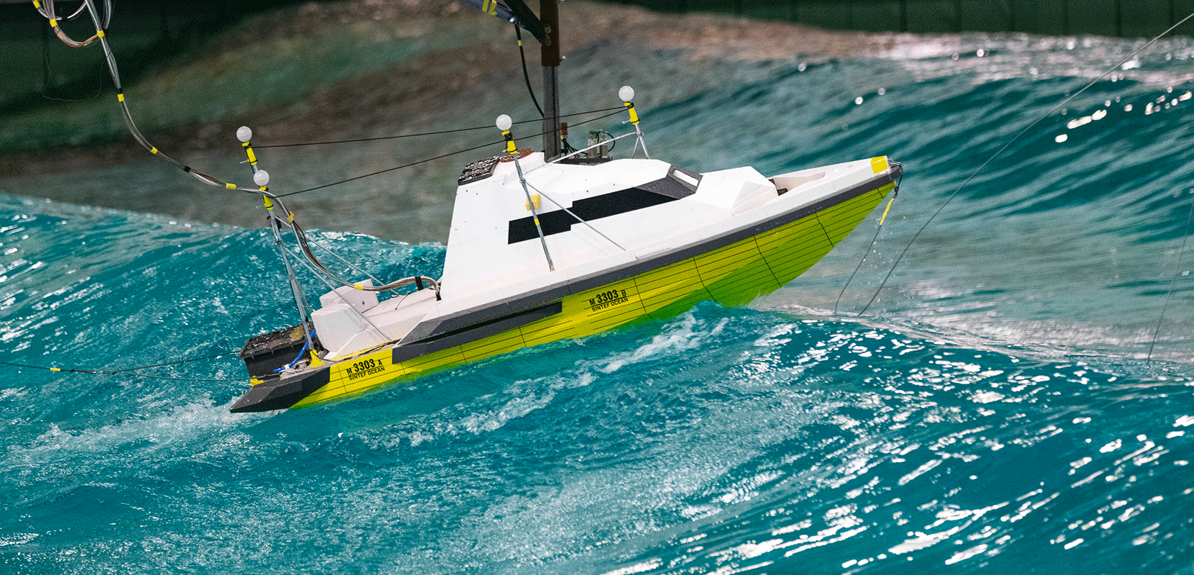 The Danes tested a new hull design. Results show it improves safety at sea for rescue vessels.