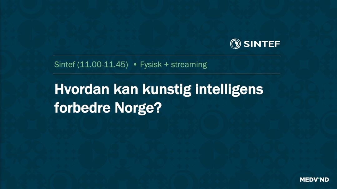 Kunstig intelligens som tema under Arendalsuka 2023.