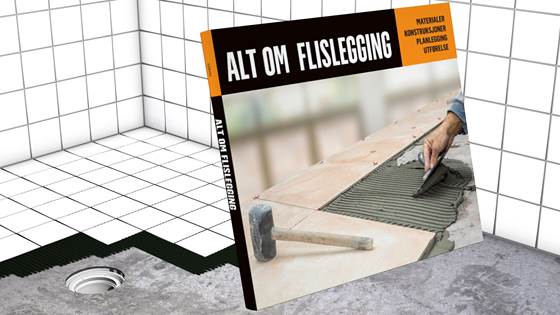 Få riktig fall med flislagt gulv