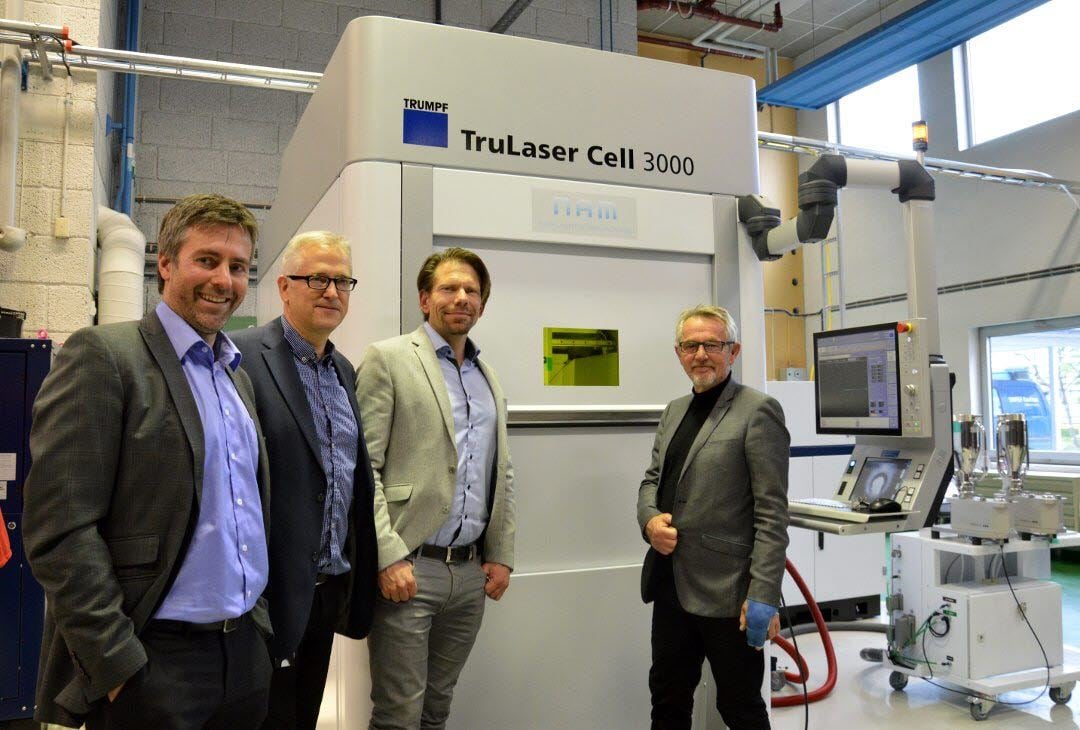 Ti selskaper på Raufoss ønsker å styrke sin kompetanse innen additiv metallbygging, og har gått sammen om å investere i en ny maskin for metallfusjonering. Foto: Oppland Arbeiderblad