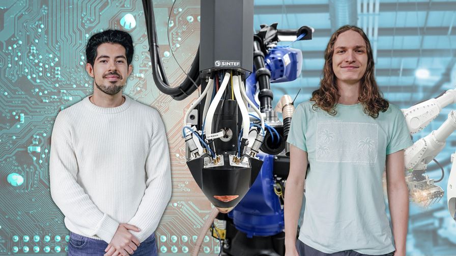 Møt sommerforskerne som videreutviklet 3D-printer-roboten