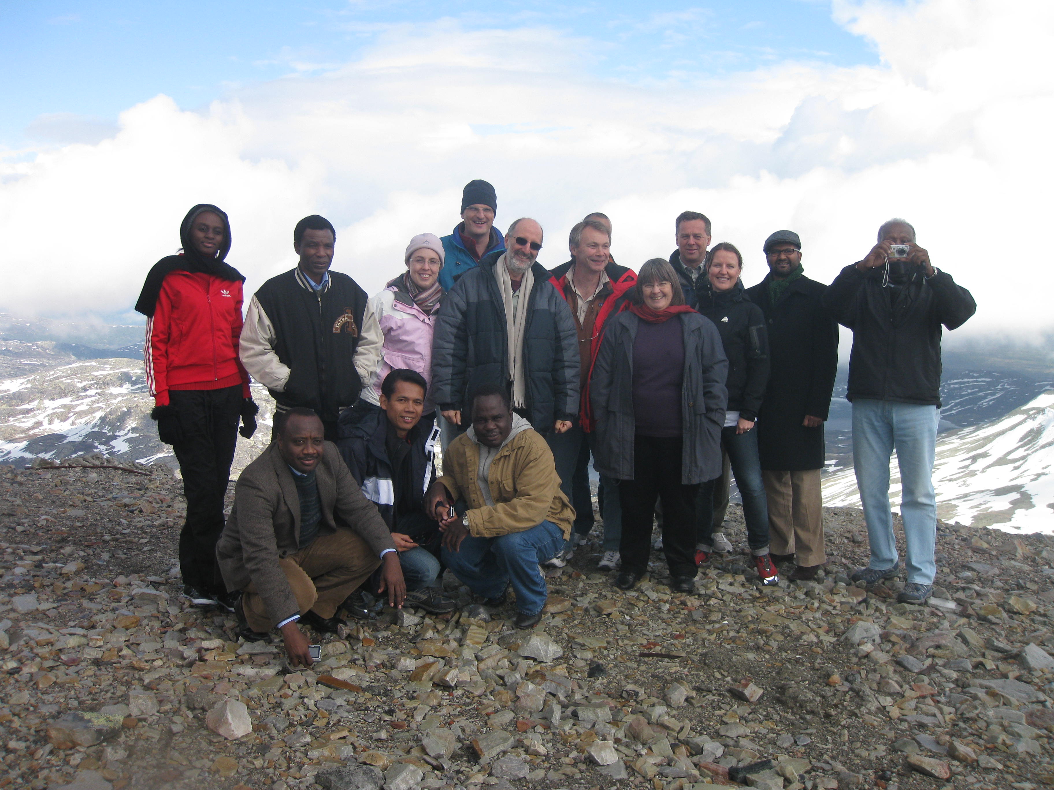 EquitAble team at Gaustadtoppen in Norway 2010