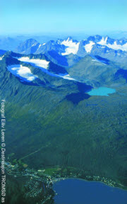 The Lyngen Alps close to Tromsø, Norway