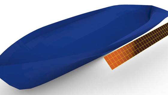 Bølgegenerator for båt basert på energi fra en båts bevegelse i bølger