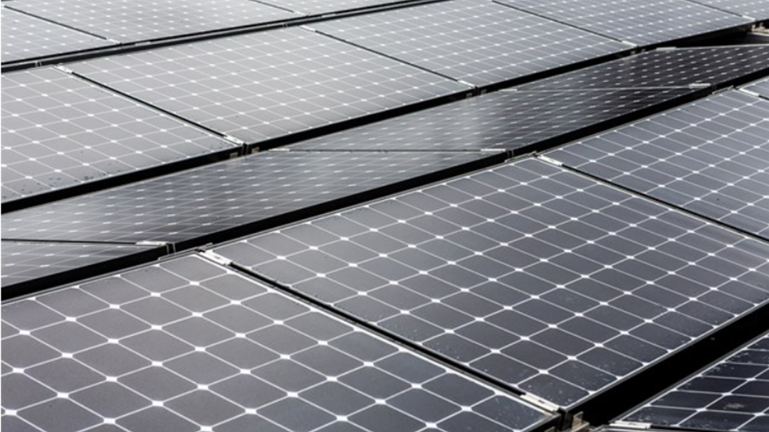 Solceller på tak, Powerhouse Kjørbo. Foto: NAL
