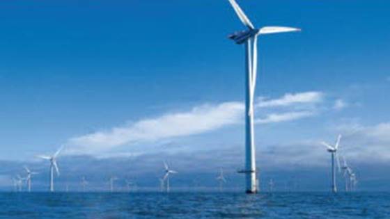The goal is gigantic offshore wind-turbines