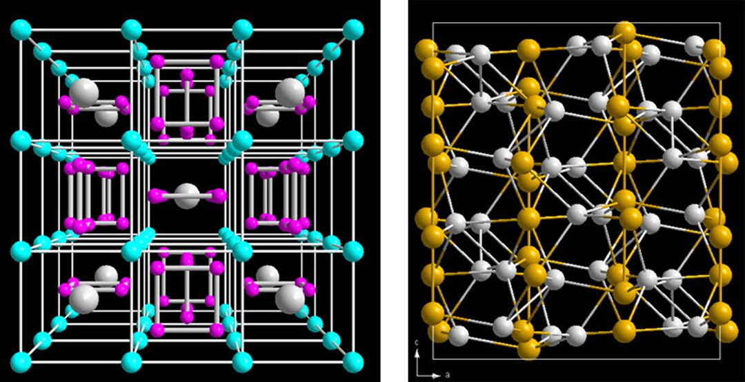 Thermoelectric materials, skutterudites and zinc antimonides